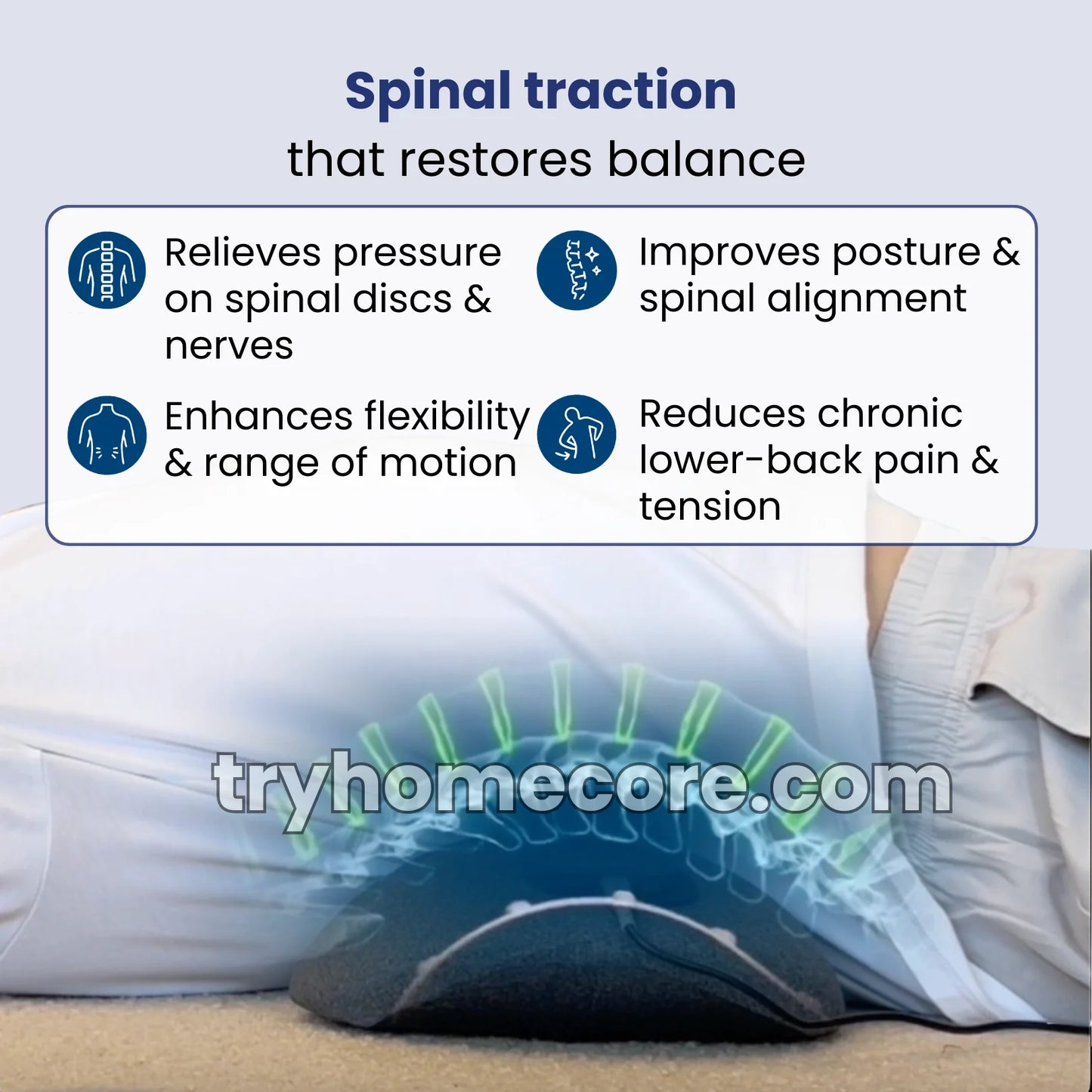 Original CoreRelief™ 3-in-1 At-Home Back Therapy