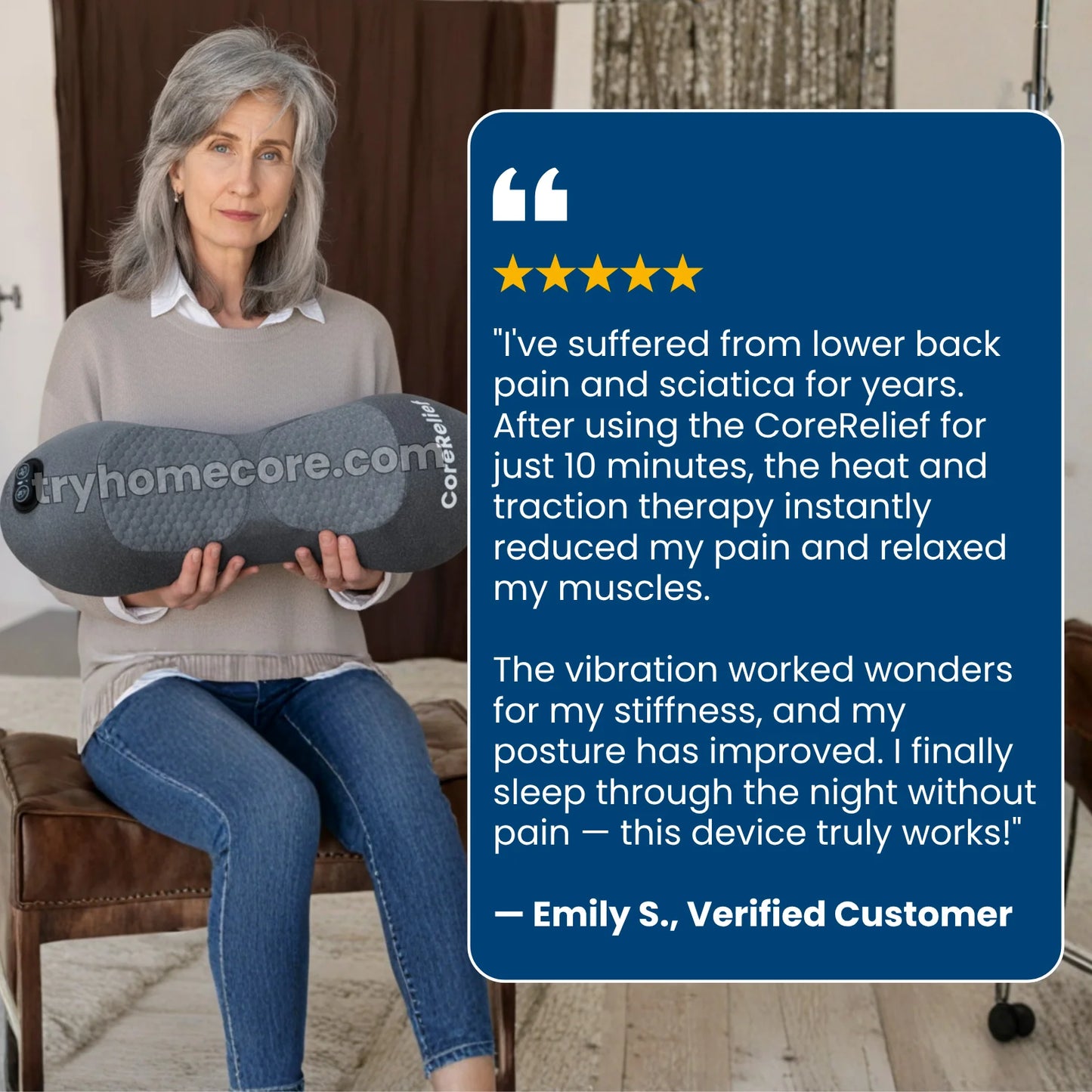 Original CoreRelief™ 3-in-1 At-Home Back Therapy