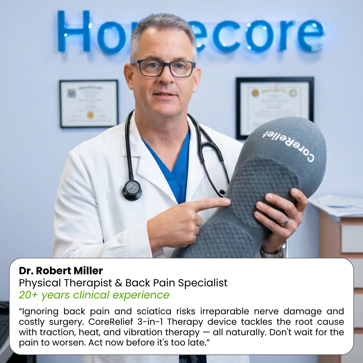 Original CoreRelief™ 3-in-1 At-Home Back Therapy