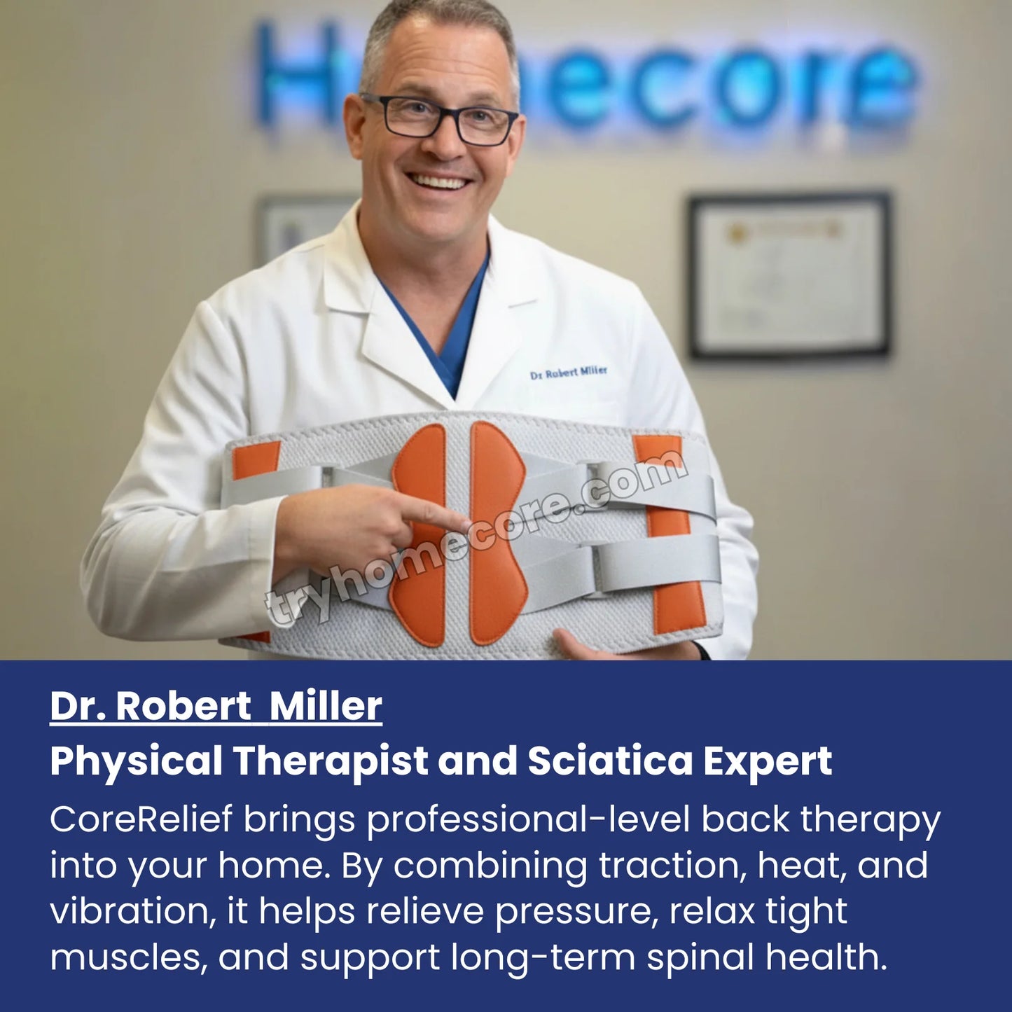 Original CoreRelief™ - 5-in-1 At-Home Back Therapy Belt