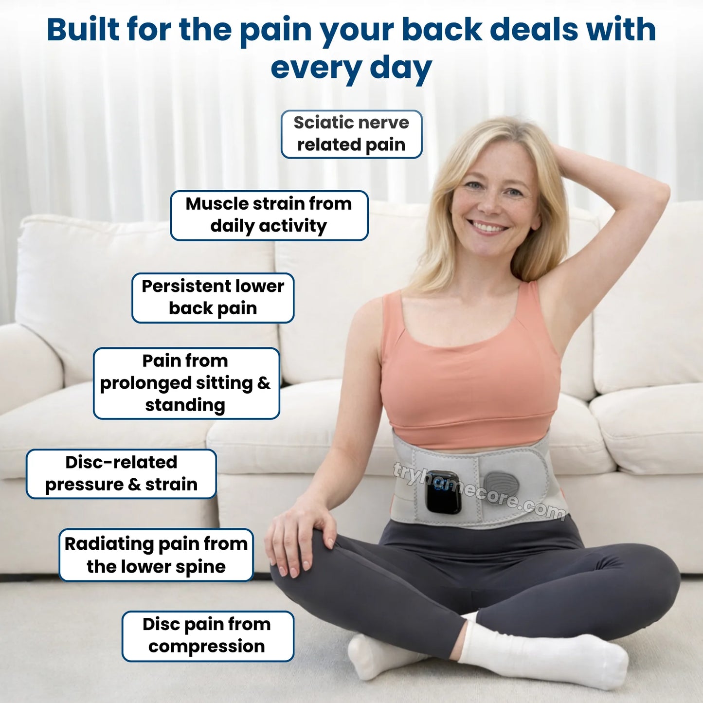 Original CoreRelief™ - 5-in-1 At-Home Back Therapy Belt