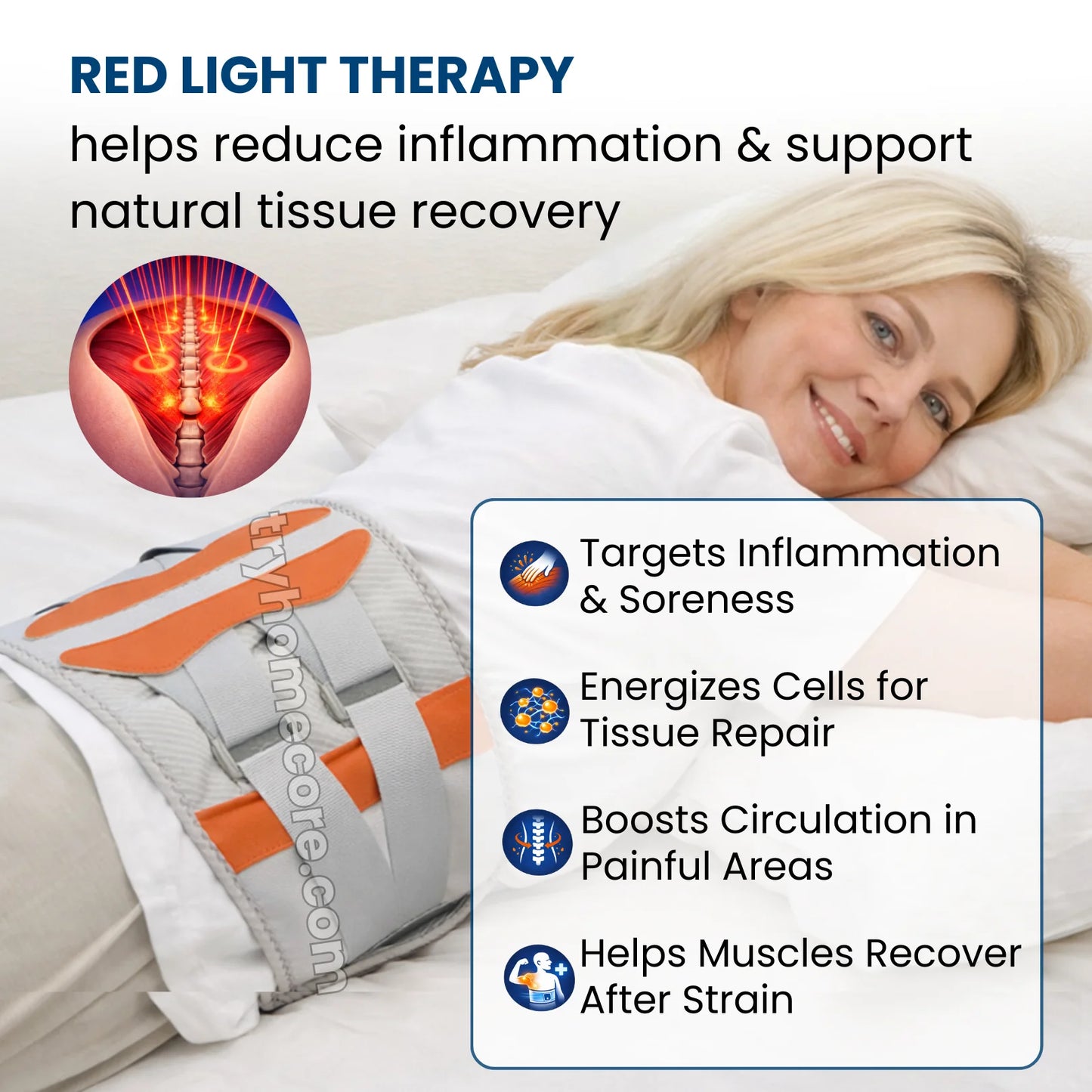 Original CoreRelief™ - 5-in-1 At-Home Back Therapy Belt