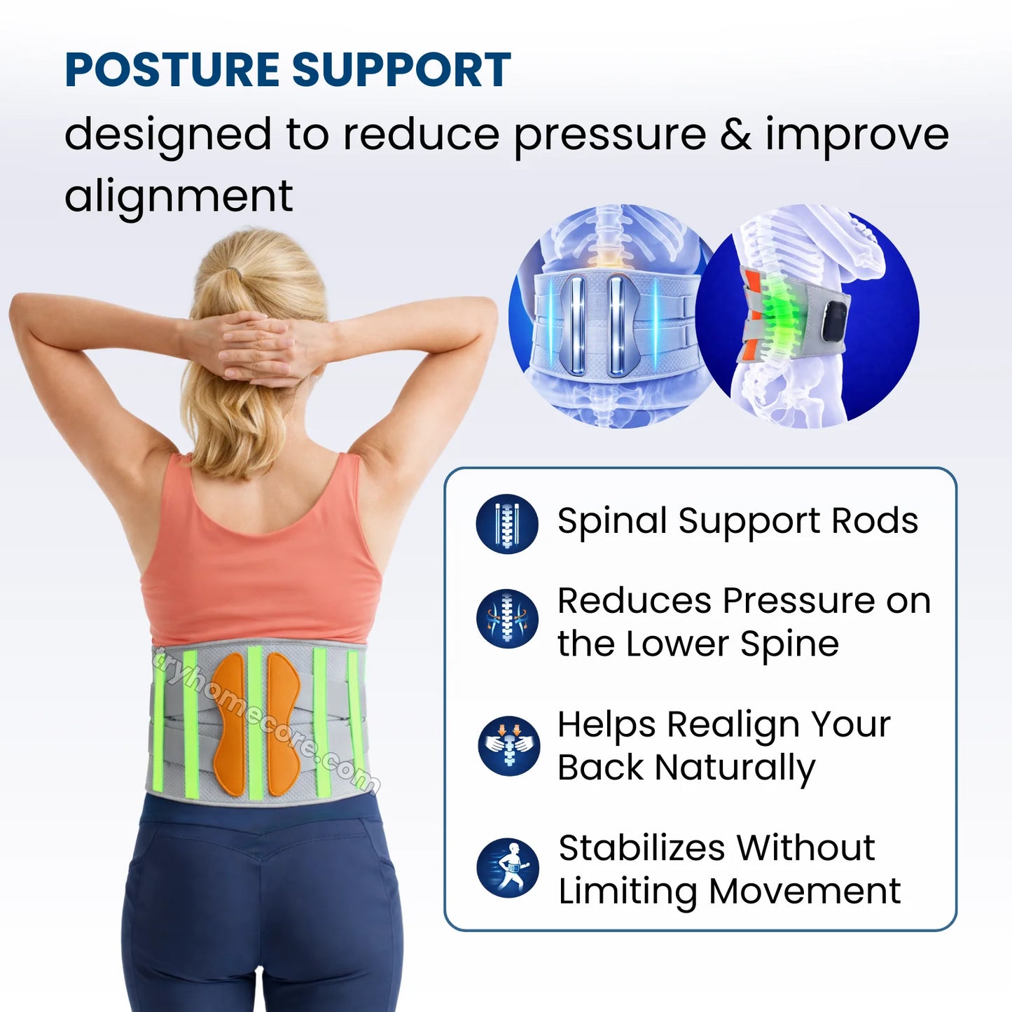 Original CoreRelief™ - 5-in-1 At-Home Back Therapy Belt